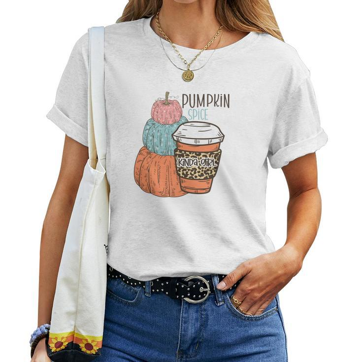 Pumpkin Spice Kinda Girl Fall V2 Women T-shirt