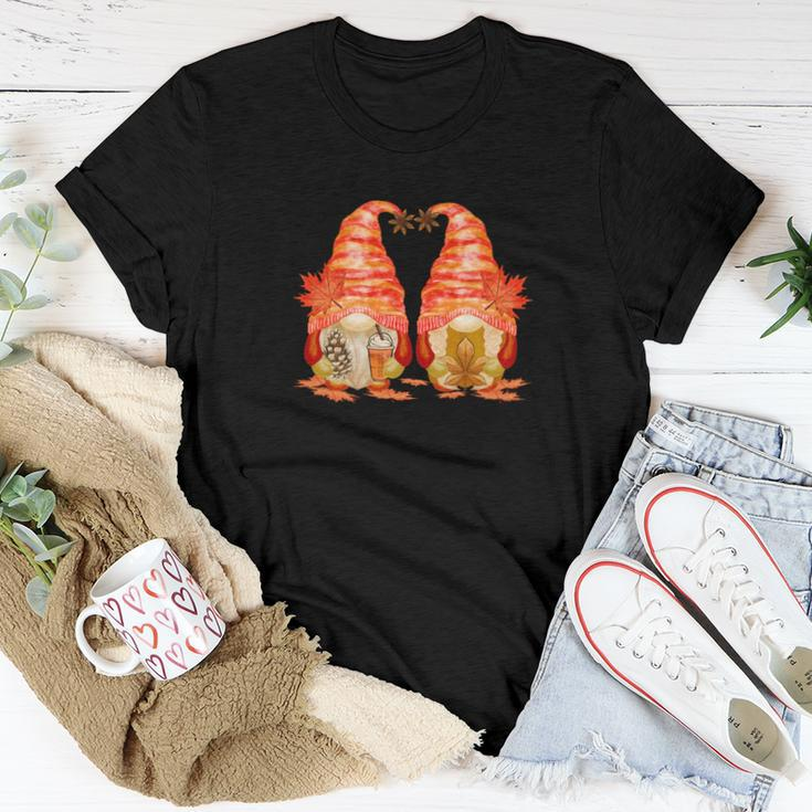 Fall Gnomes Couple Gift For You Women T-shirt Funny Gifts