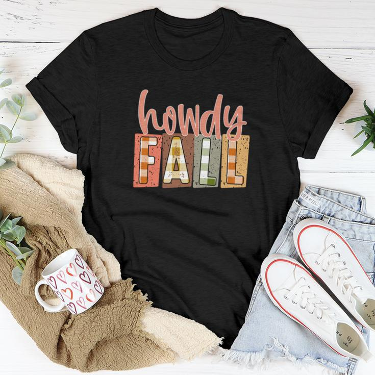 Howdy Fall Funny Present Women T-shirt Funny Gifts