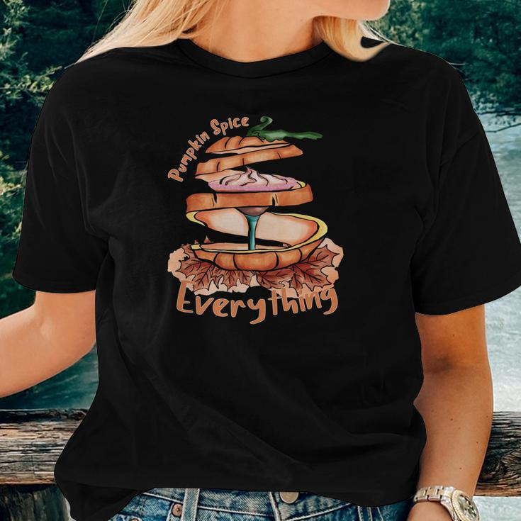 Pumpkin Spice Everything Fall Weather Women T-shirt Gifts for Her