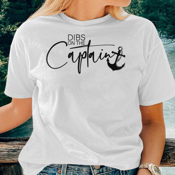 Dibs On The Captain Women T-shirt Gifts for Her