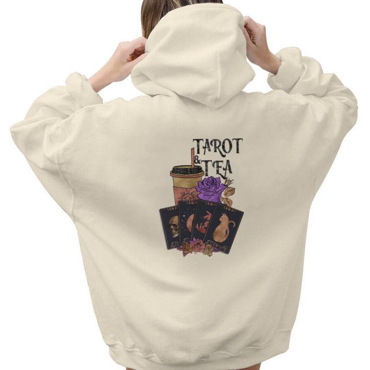Tarrot Card Tarot _ Tea Special Gift For You Aesthetic Words Graphic Back Print Hoodie Gift For Teen Girls