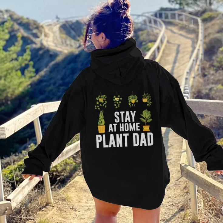Gardening Stay At Home Plant Dad Idea Gift Aesthetic Words Graphic Back Print Hoodie Gift For Teen Girls