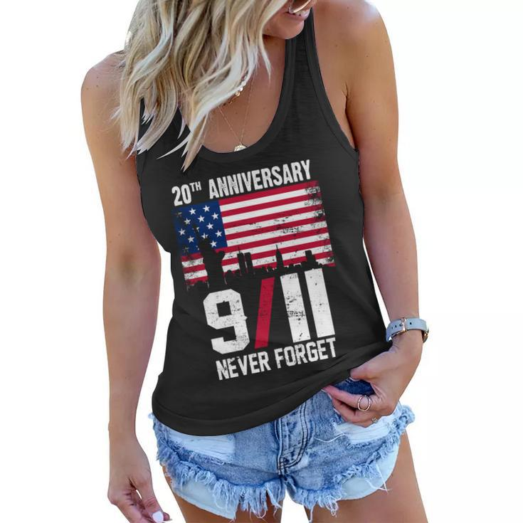 20Th Anniversary Never Forget 911 September 11Th Tshirt Women Flowy Tank
