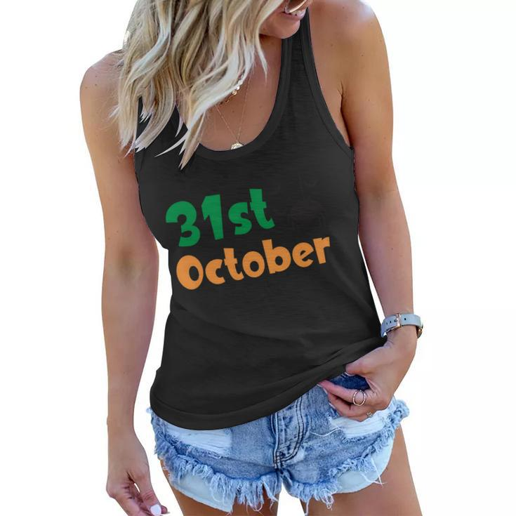 31St October Funny Halloween Quote V3 Women Flowy Tank