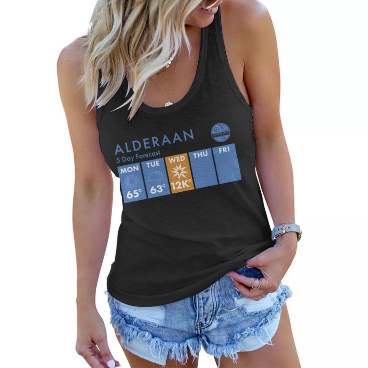 Alderaan 5 Day Forecast Tshirt Women Flowy Tank