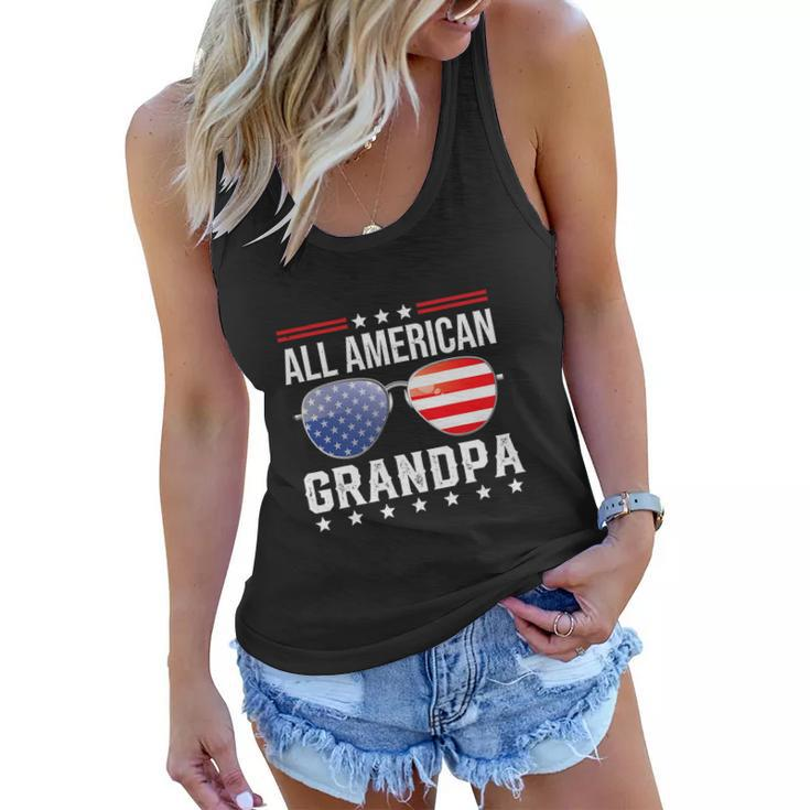 All American Grandpa Fourth 4Th Of July Women Flowy Tank