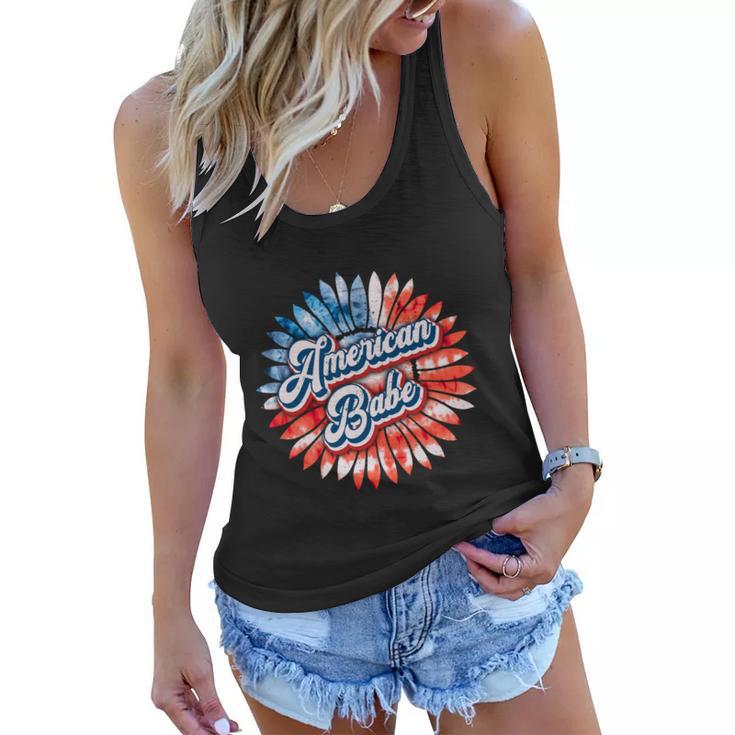 American Babe Sunflower Fourth Of July Graphic Plus Size Shirt For Men Women Women Flowy Tank