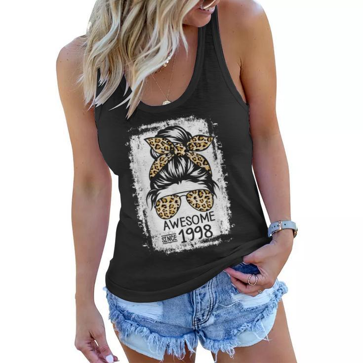 Awesome Since 1998 Vintage 1998 24Th Birthday 24 Years Old  Women Flowy Tank