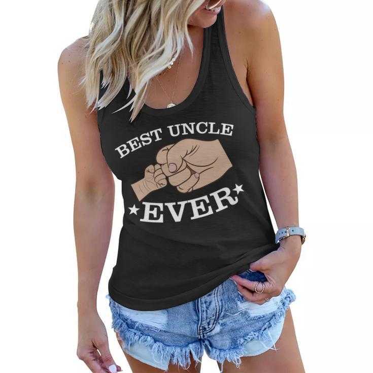 Best Uncle Ever Fist Bump Tshirt Women Flowy Tank