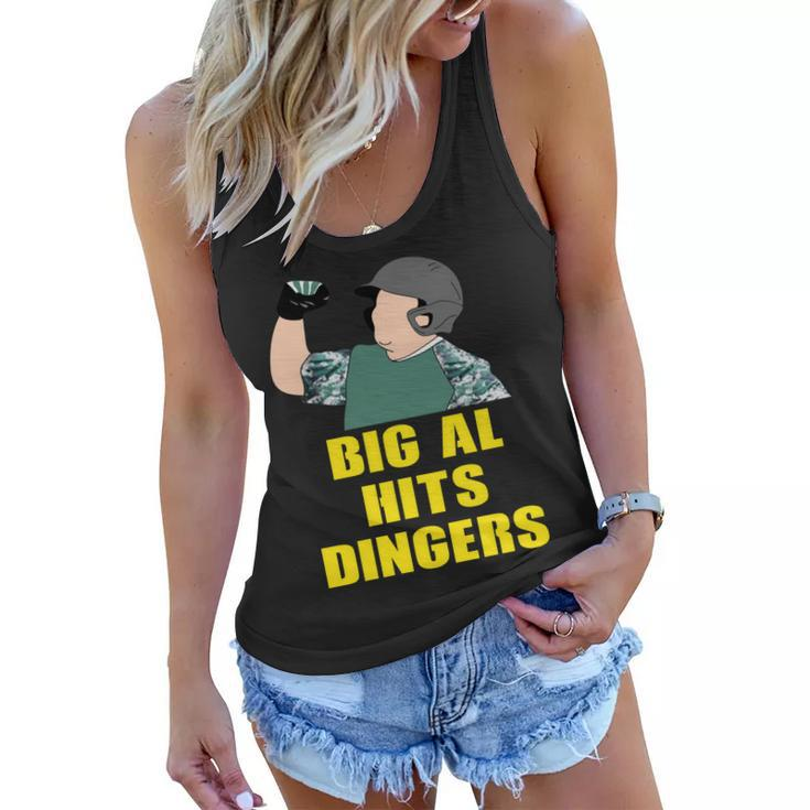 Big Al Hits Dingers Tshirt Women Flowy Tank