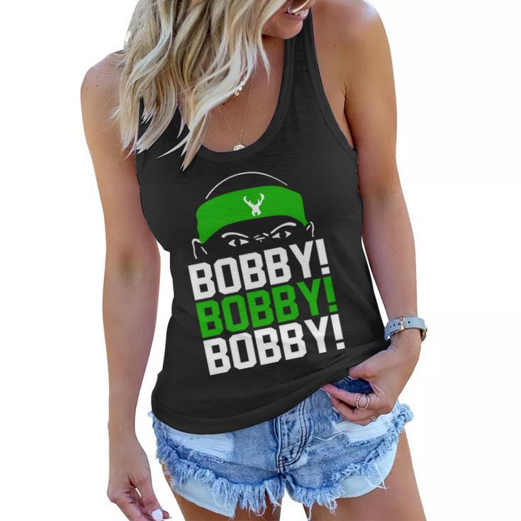 Bobby Bobby Bobby Milwaukee Basketball Bobby Portis Tshirt Women Flowy Tank