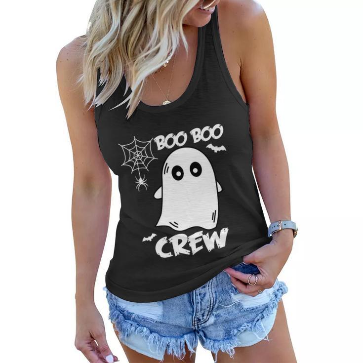 Boo Boo Crew Halloween Quote V5 Women Flowy Tank