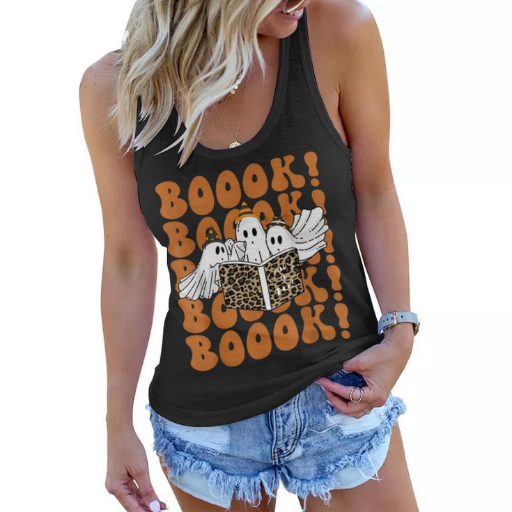 Booook Ghosts T  Boo Read Books Library Gift Funny  Women Flowy Tank