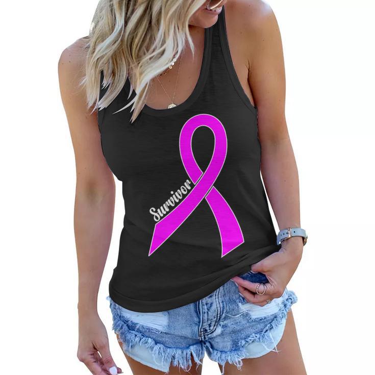 Breast Cancer Survivor Tshirt V2 Women Flowy Tank