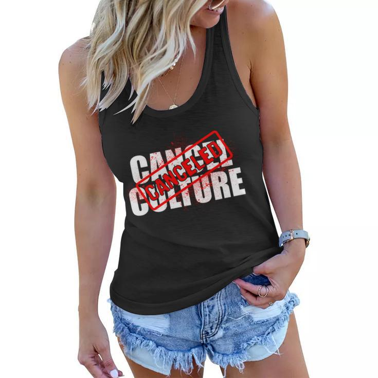 Cancel Culture Canceled Stamp Tshirt Women Flowy Tank