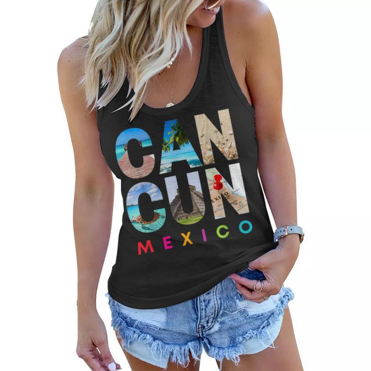Cancun Mexico 2022 Vacation Beach Matching Family Group  Women Flowy Tank
