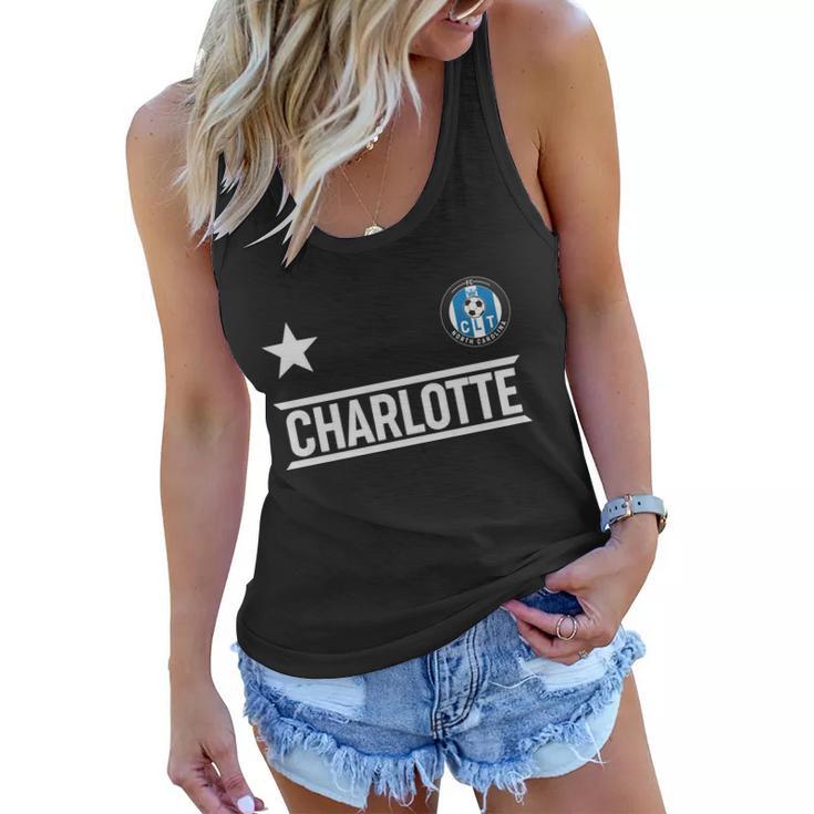 Charlotte North Carolina Soccer Jersey Women Flowy Tank