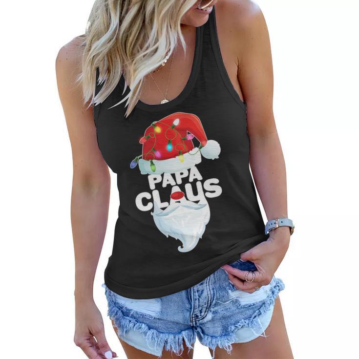 Christmas Papa Claus Tshirt Women Flowy Tank