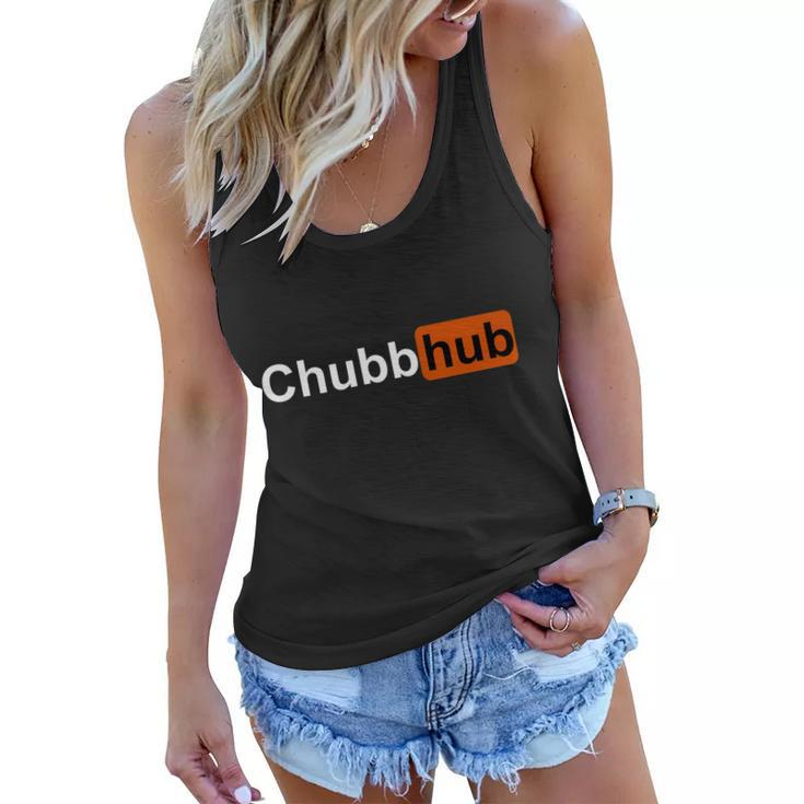 Chubbhub Chubb Hub Funny Tshirt Women Flowy Tank