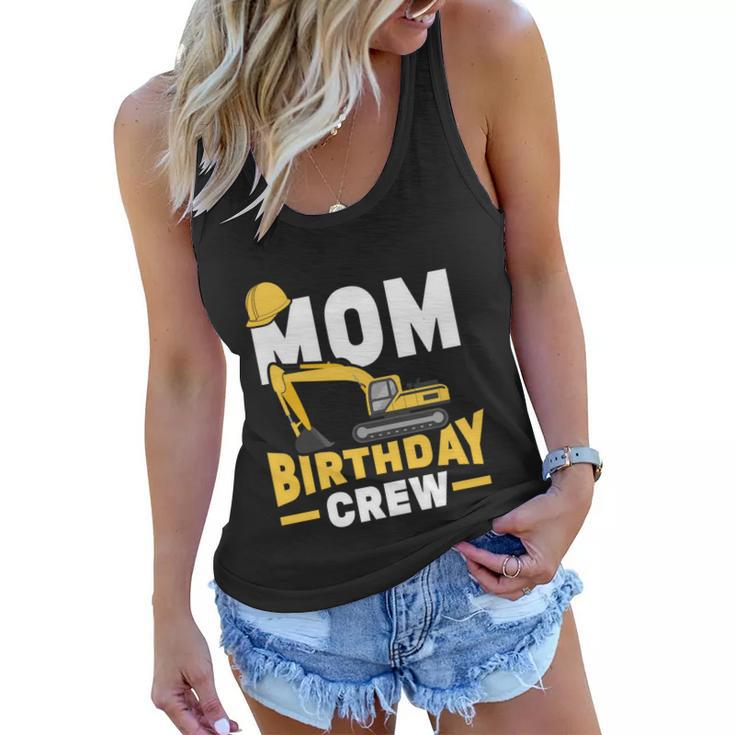 Construction Birthday Party Digger Mom Birthday Crew Gift Women Flowy Tank