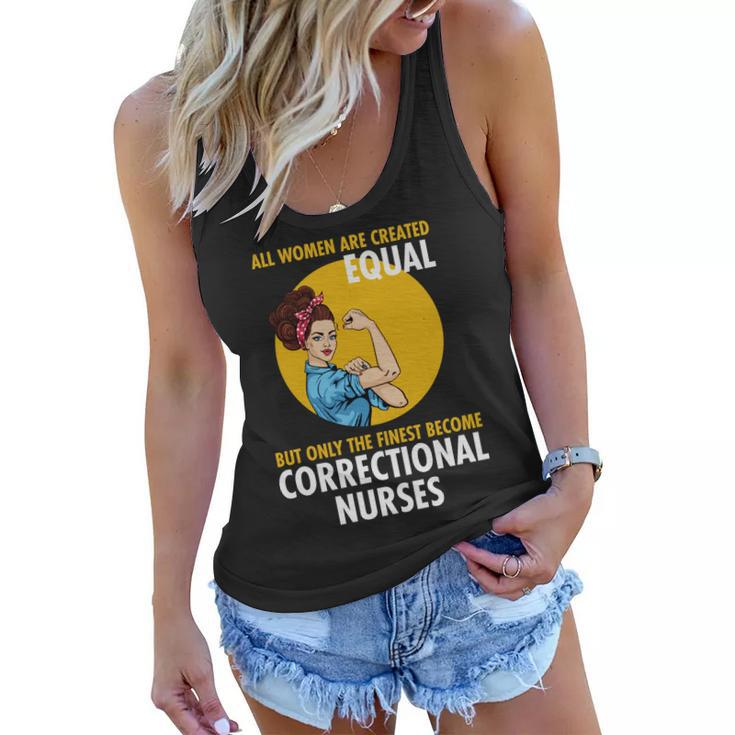 Correctional Nurse Tshirt Women Flowy Tank