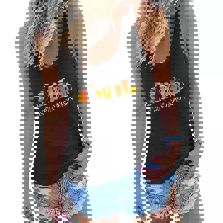 Craft Beer Drinking Celebrate Diversity Beer Women Flowy Tank