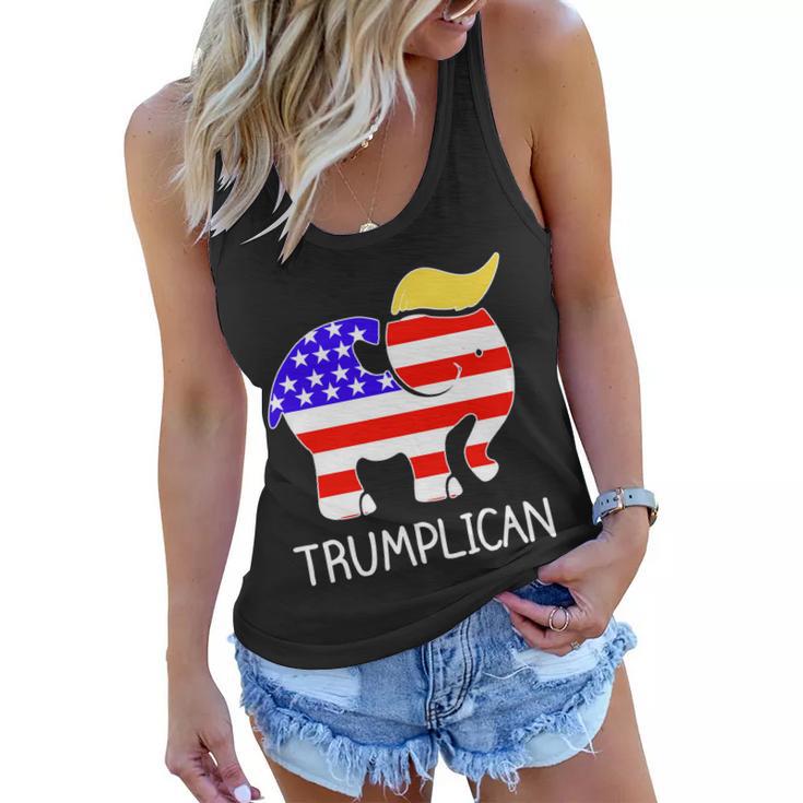 Donald Trump Trumplican 2020 Election Tshirt Women Flowy Tank