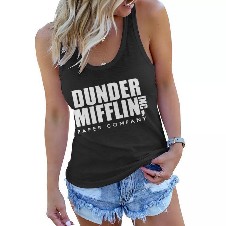 Dunder Mifflin Inc Paper Company Tshirt Women Flowy Tank