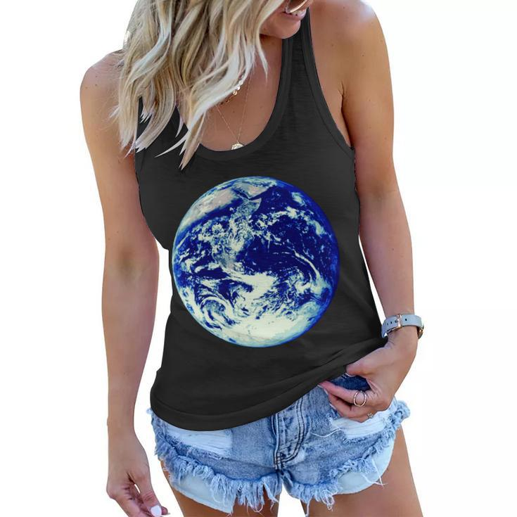 Earth World Tshirt Women Flowy Tank