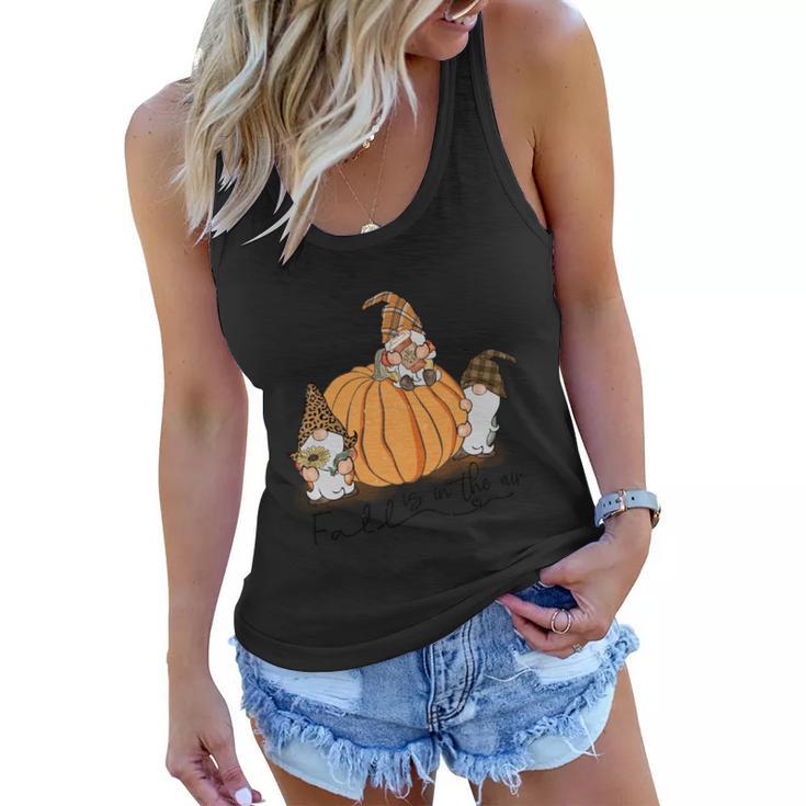 Fall Is In The Air Thanksgiving Quote Women Flowy Tank