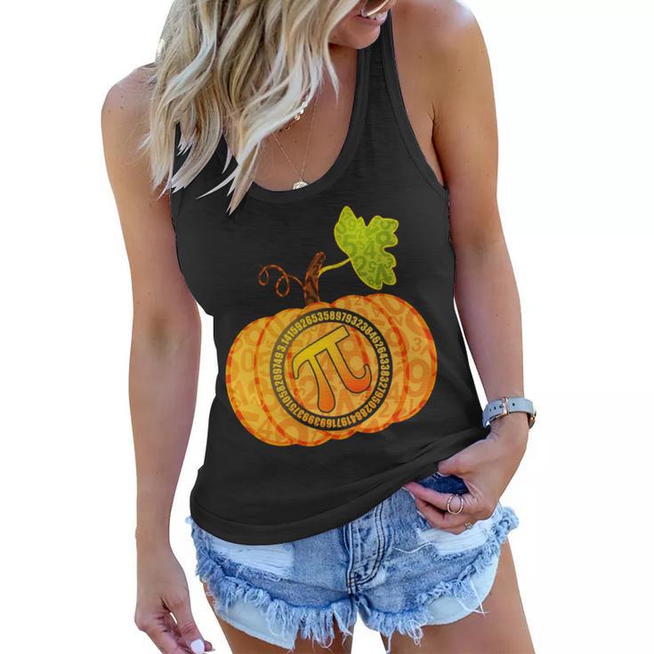 Fall Pumpkin Pi 314 Autumn Women Flowy Tank