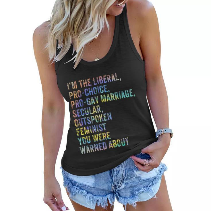 Feminist Empowerment Womens Rights Social Justice March Women Flowy Tank