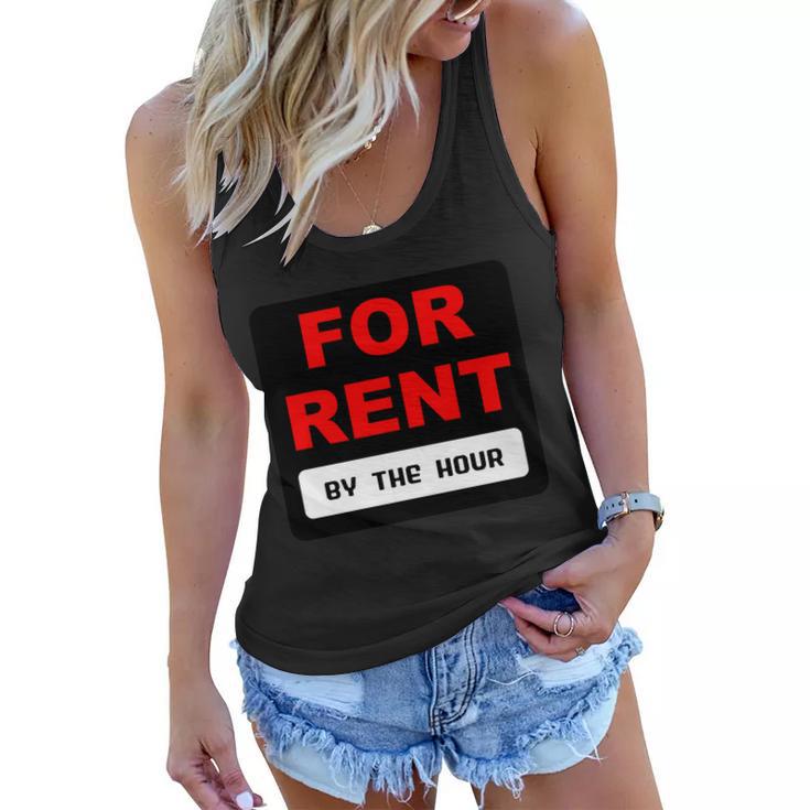 For Rent By The Hour Tshirt Women Flowy Tank