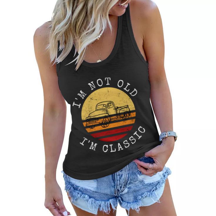 Funny Car Lover Im Not Old Im Classic Retro Birthday Great Gift Women Flowy Tank