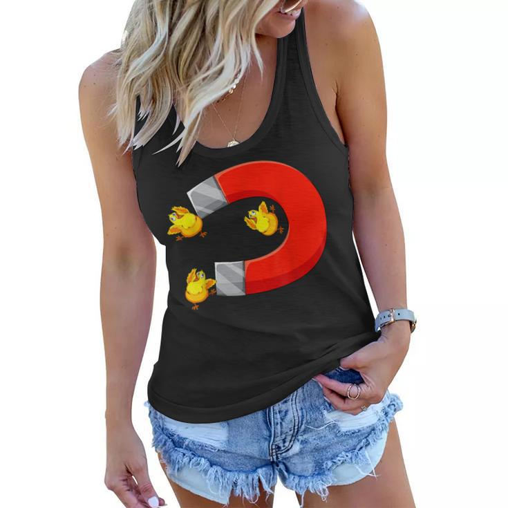 Funny Chicks Magnet Diy Halloween Office Party Costume   Women Flowy Tank