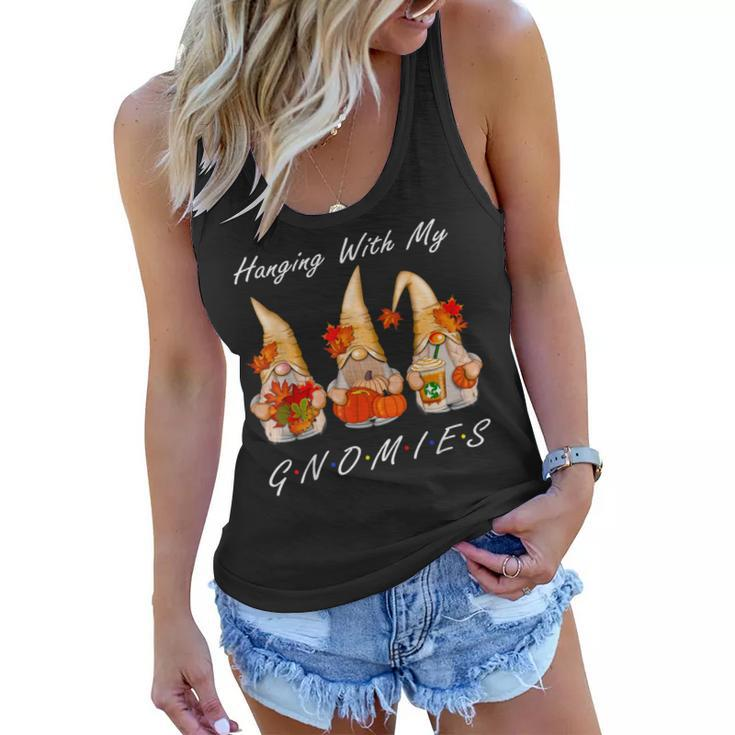Funny Thanksgiving  For Women Gnome - Gnomies Lover  Women Flowy Tank