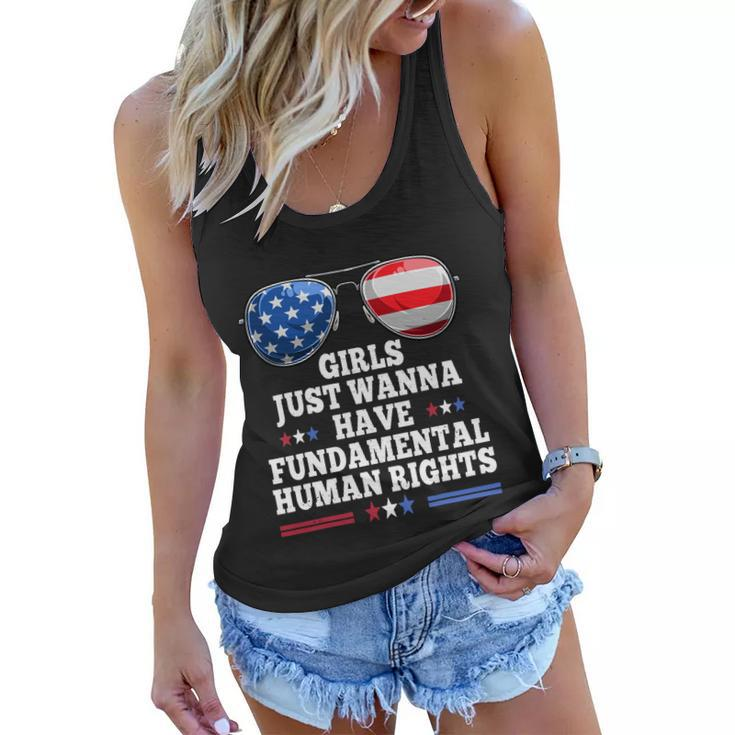 Girls Just Want To Have Fundamental Rights V3 Women Flowy Tank