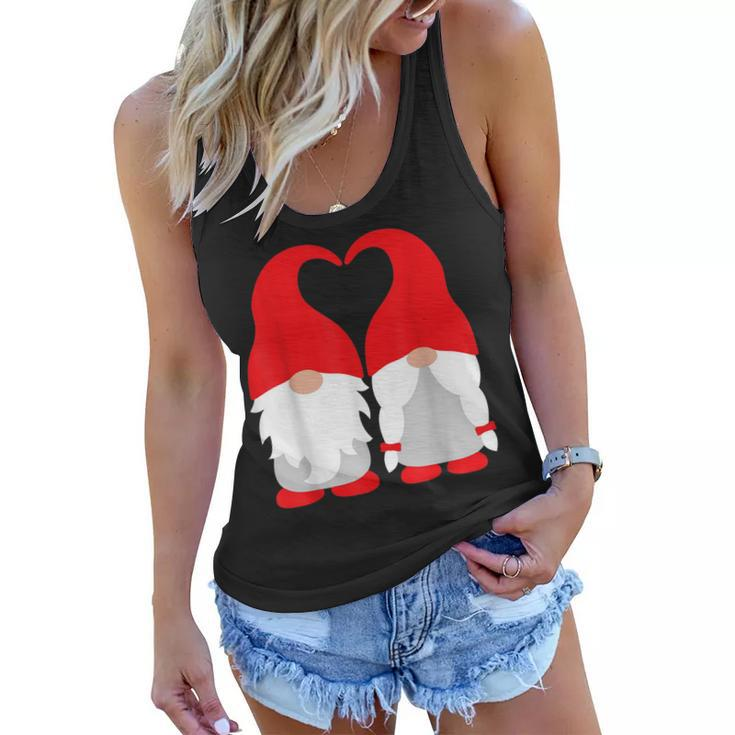 Gnomes Valentines Day Couple Matching - Gnomes Valentines Women Flowy Tank