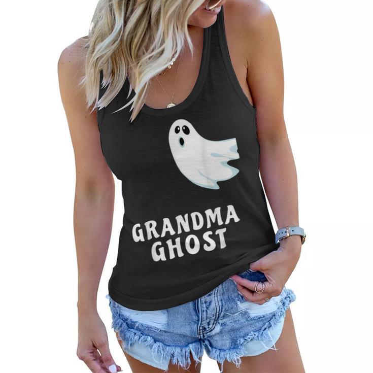 Grandma Ghost Funny Spooky Halloween Ghost Halloween Mom  Women Flowy Tank
