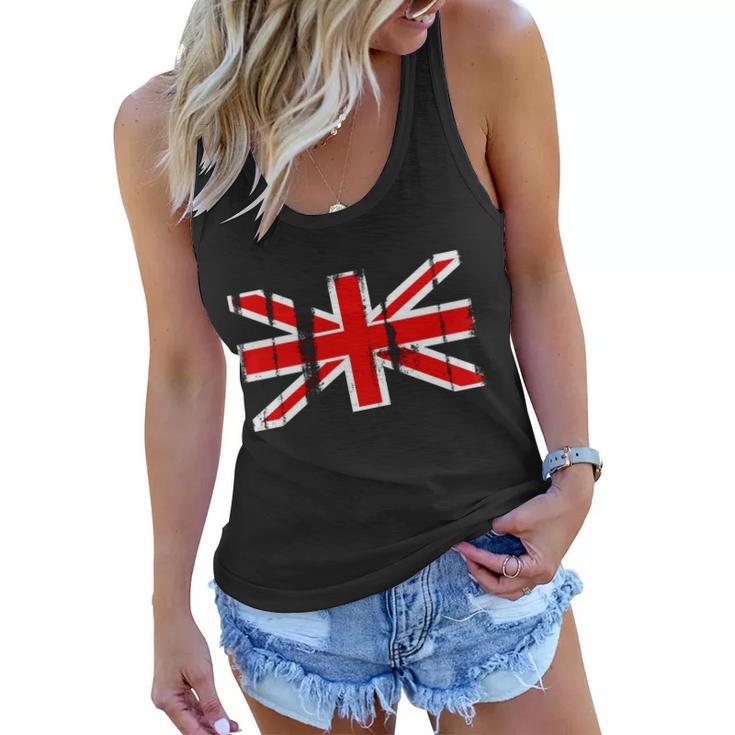 Great Britain Vintage British Union Flag Women Flowy Tank