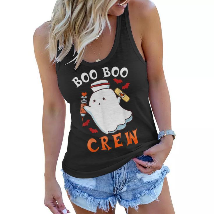 Halloween Nurse Boo Boo Crew  Women Flowy Tank