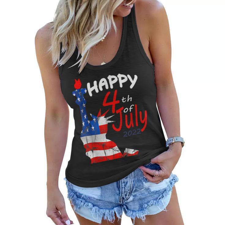 Happy Independence Day 2022 Happy 4Th Of July 2022  Women Flowy Tank