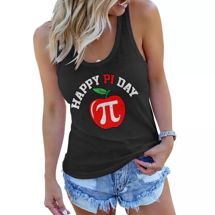 Happy Pi Day Teachers Apple Women Flowy Tank