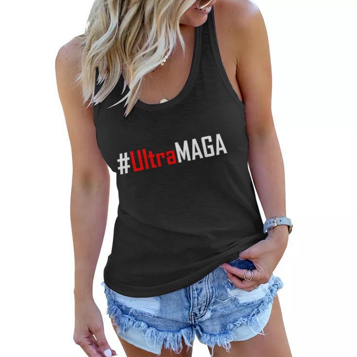 Hashtag Ultra Maga Usa United States Of America Women Flowy Tank