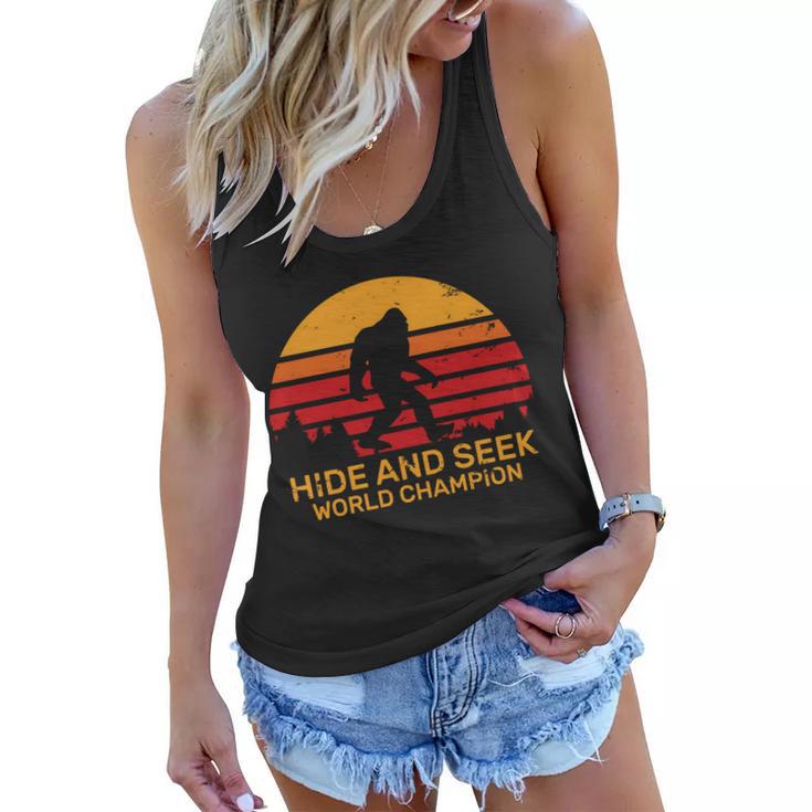 Hide And Seek World Champion Bigfoot Is Real Tshirt Women Flowy Tank