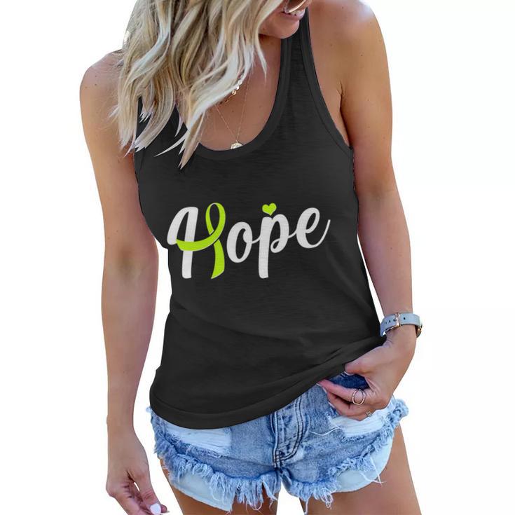 Hope Lymphoma Cancer Awareness Women Flowy Tank