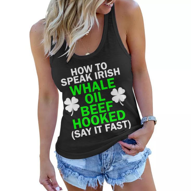 How To Speak Irish Tshirt Women Flowy Tank