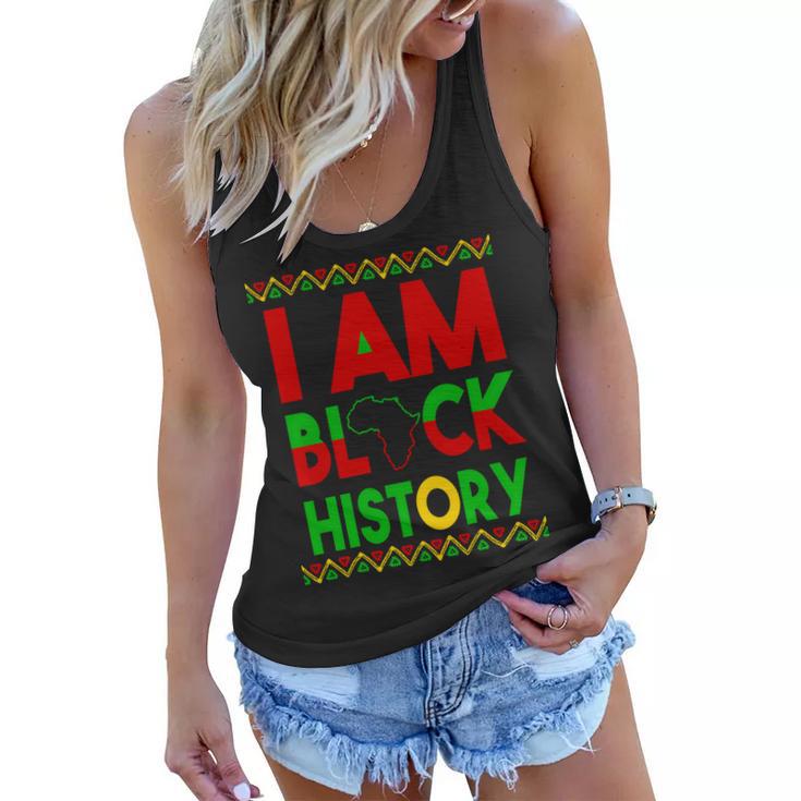 I Am Black History V2 Women Flowy Tank