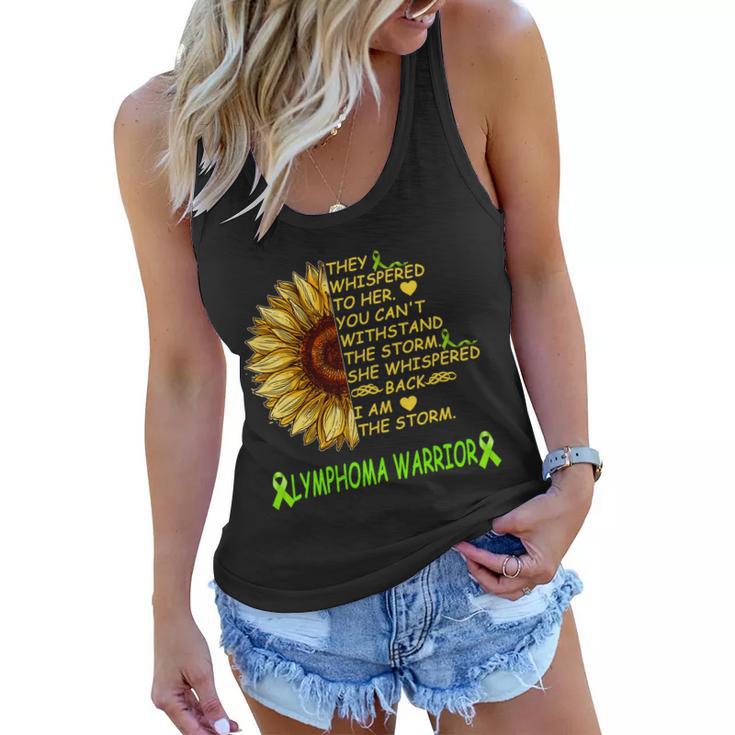 I Am The Storm Lymphoma Warrior Women Flowy Tank